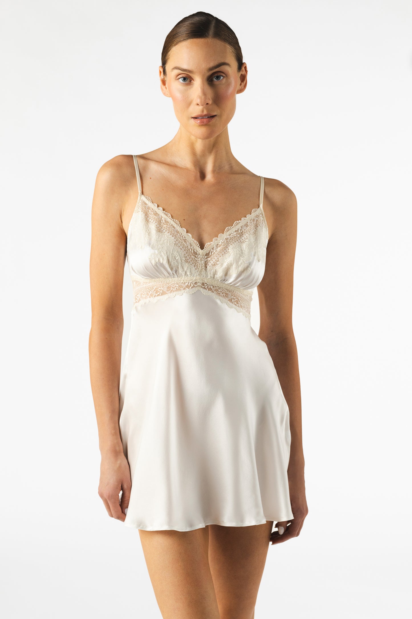 Camisón de seda Virginia Babydoll