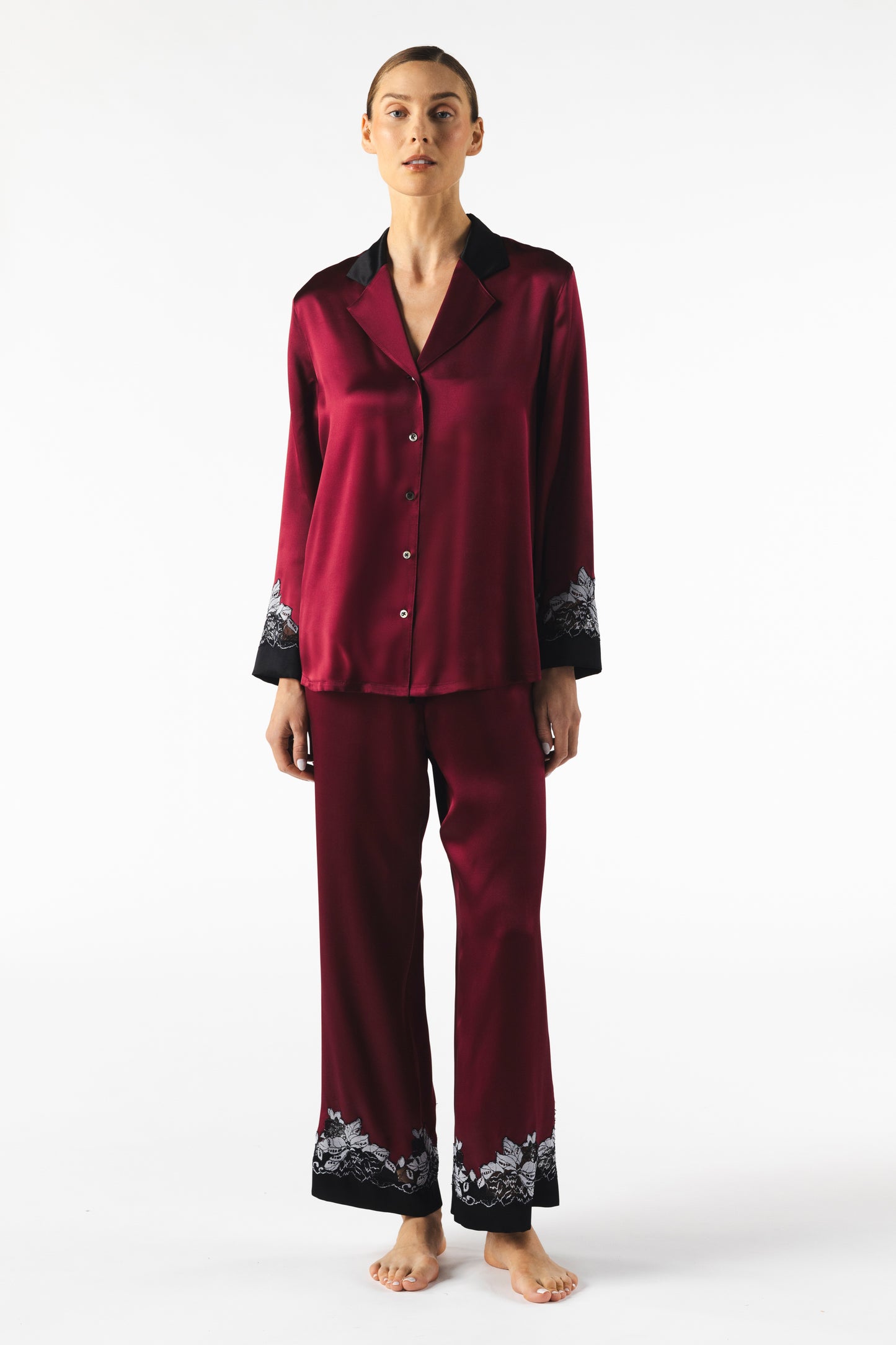 Conjunto de pijama de seda Roxy Rapture