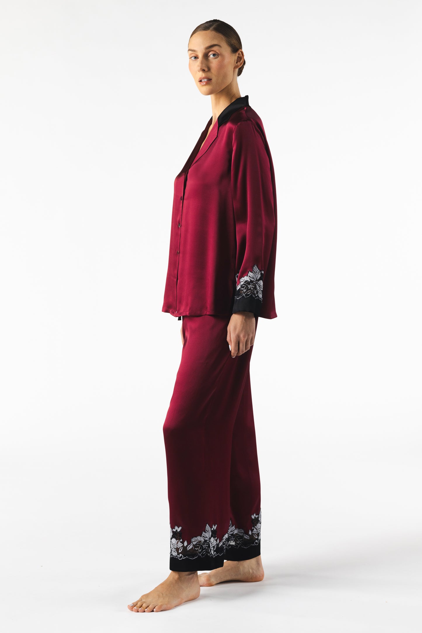 Conjunto de pijama de seda Roxy Rapture