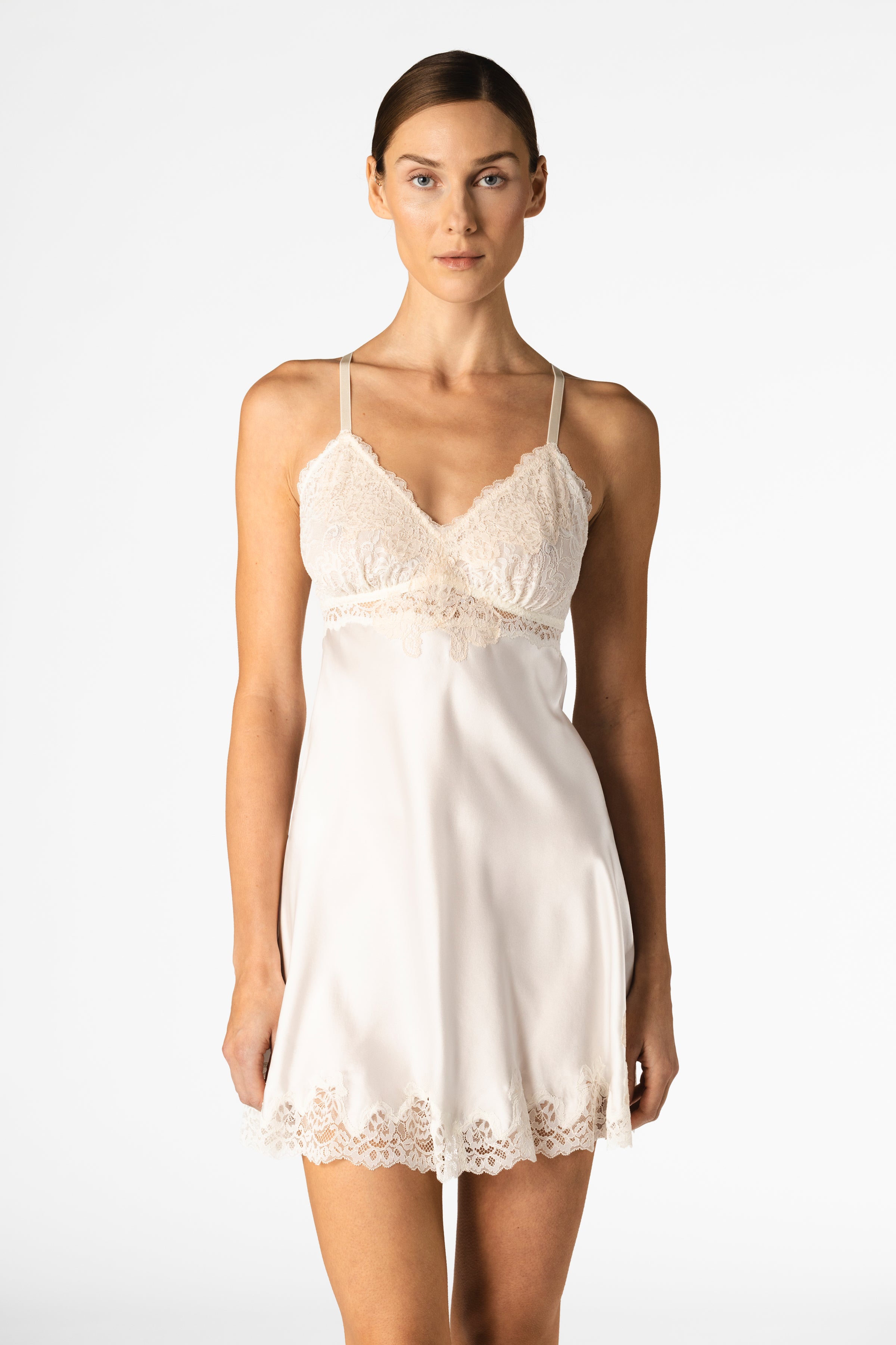 Eniko Bust Support Bridal Chemise in Ivory | NK IMODE