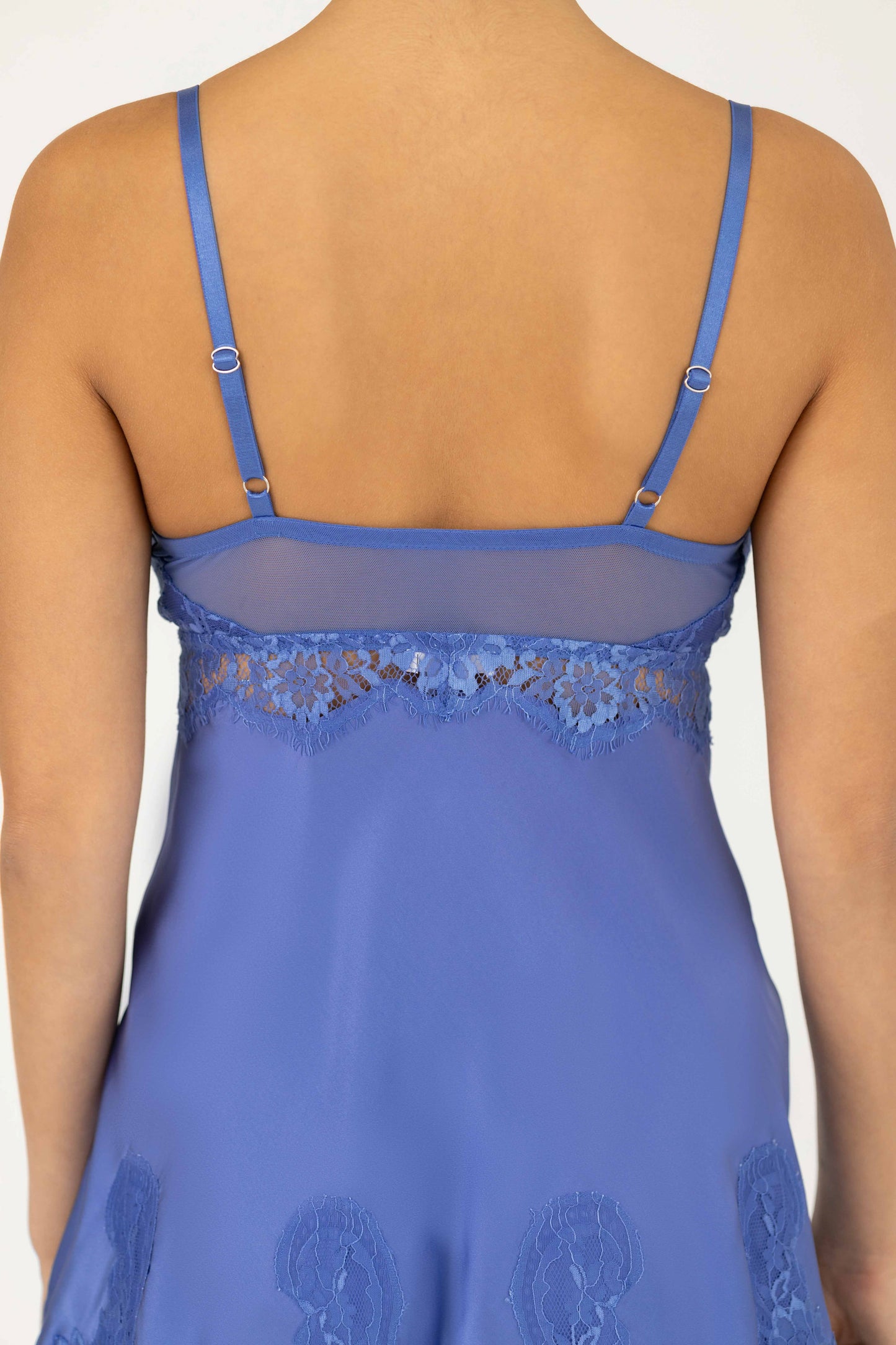 Hailey Love Bust-Support Silk Chemise