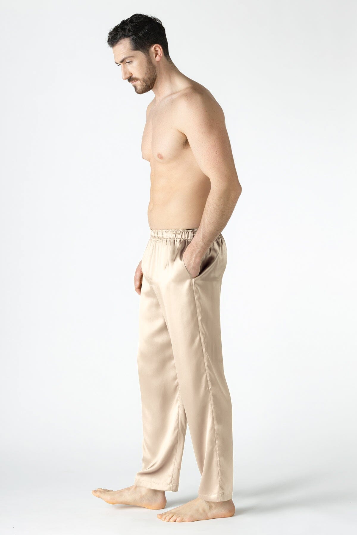 NK IMODE Men Silk Pant Lounge Trouser NK iMODE