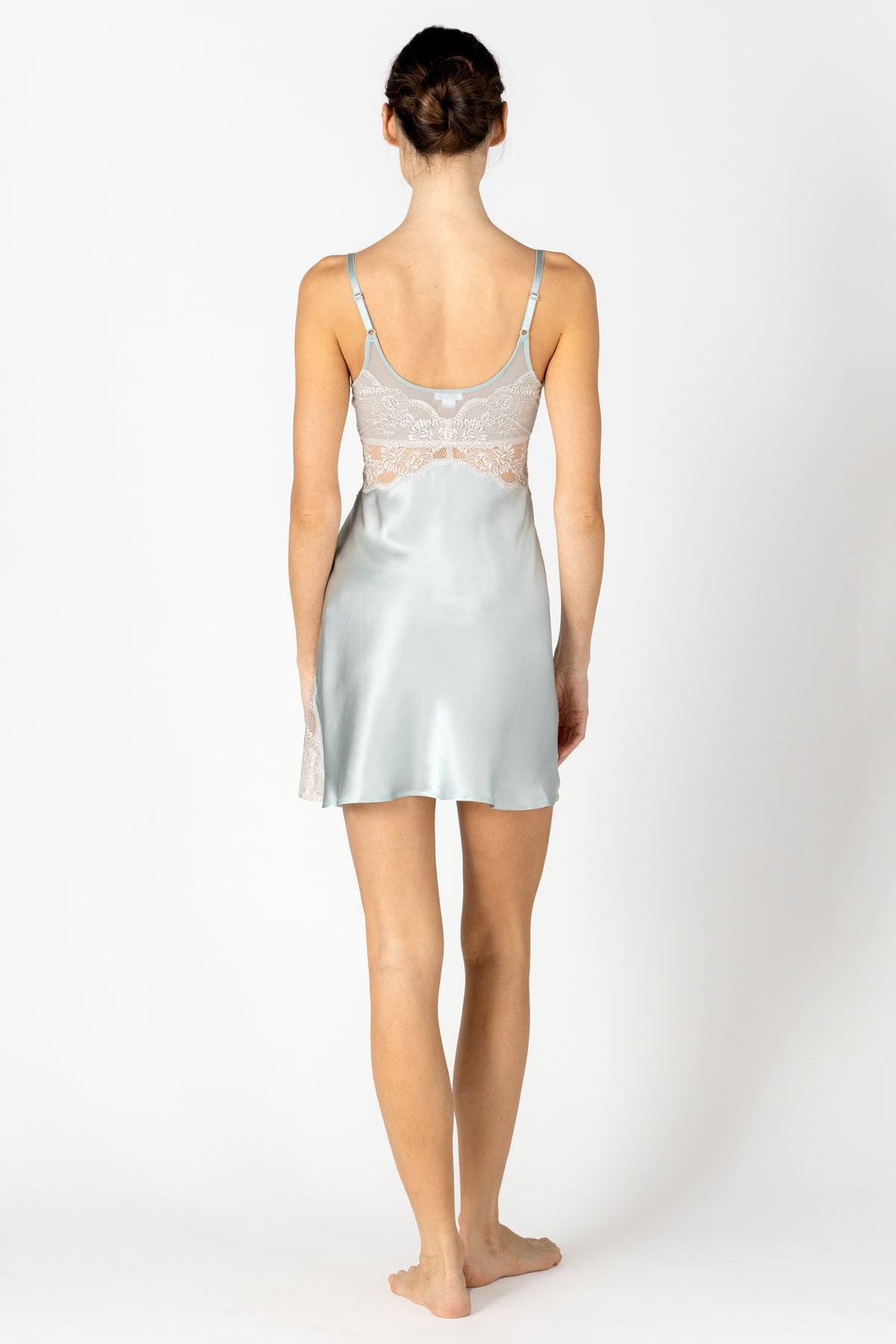 Agatha Nostalgia BS Illusion Silk Chemise Chemise NK iMODE