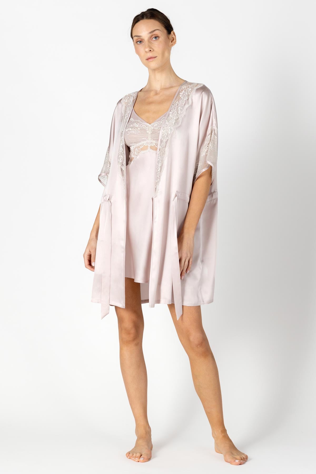 Agatha Nostalgia BS Illusion Silk Chemise Chemise NK iMODE