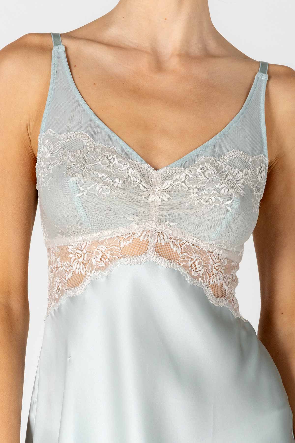 Agatha Nostalgia BS Illusion Silk Chemise Chemise NK iMODE