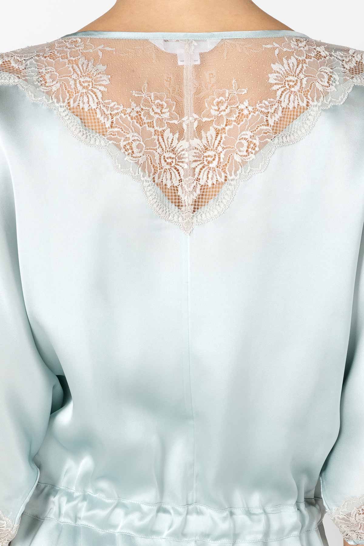 Agatha Nostalgia Hanky Long Silk Robe Long Robe NK iMODE