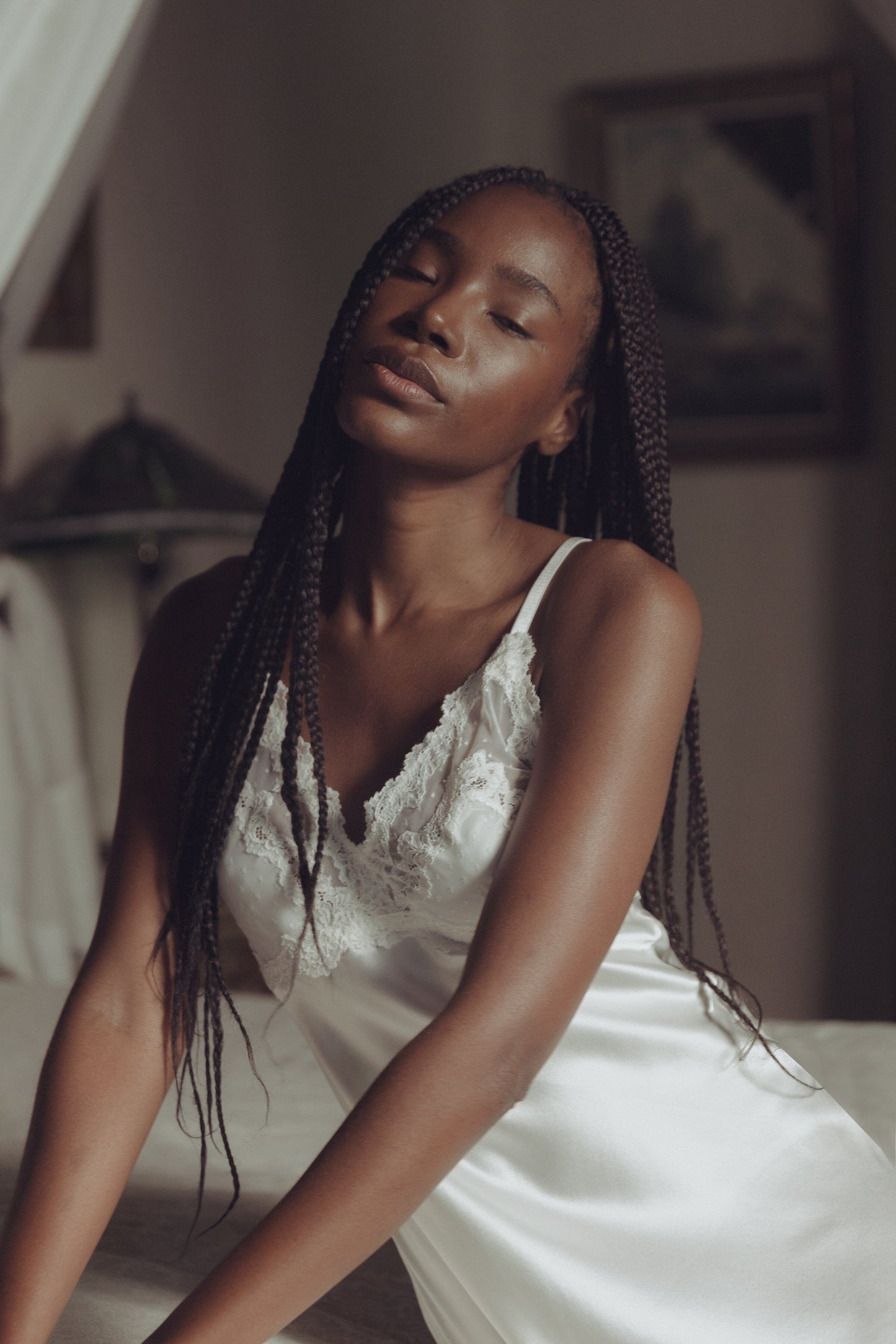 Anya Beautiful Bust-Support Silk Chemise Chemise NK iMODE