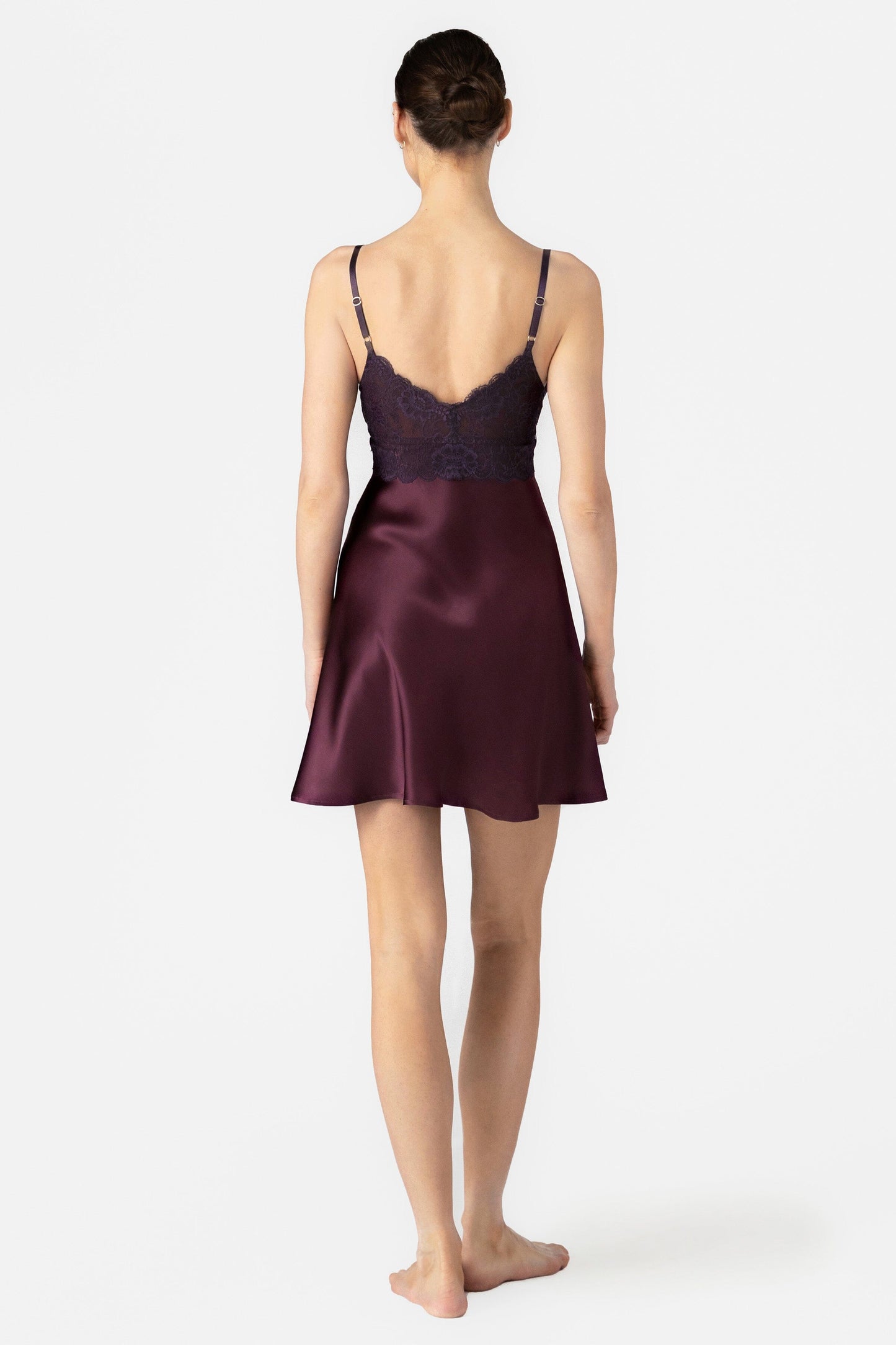 Arden Lush Bust Support Cross-over Silk Chemise Chemise NK iMODE