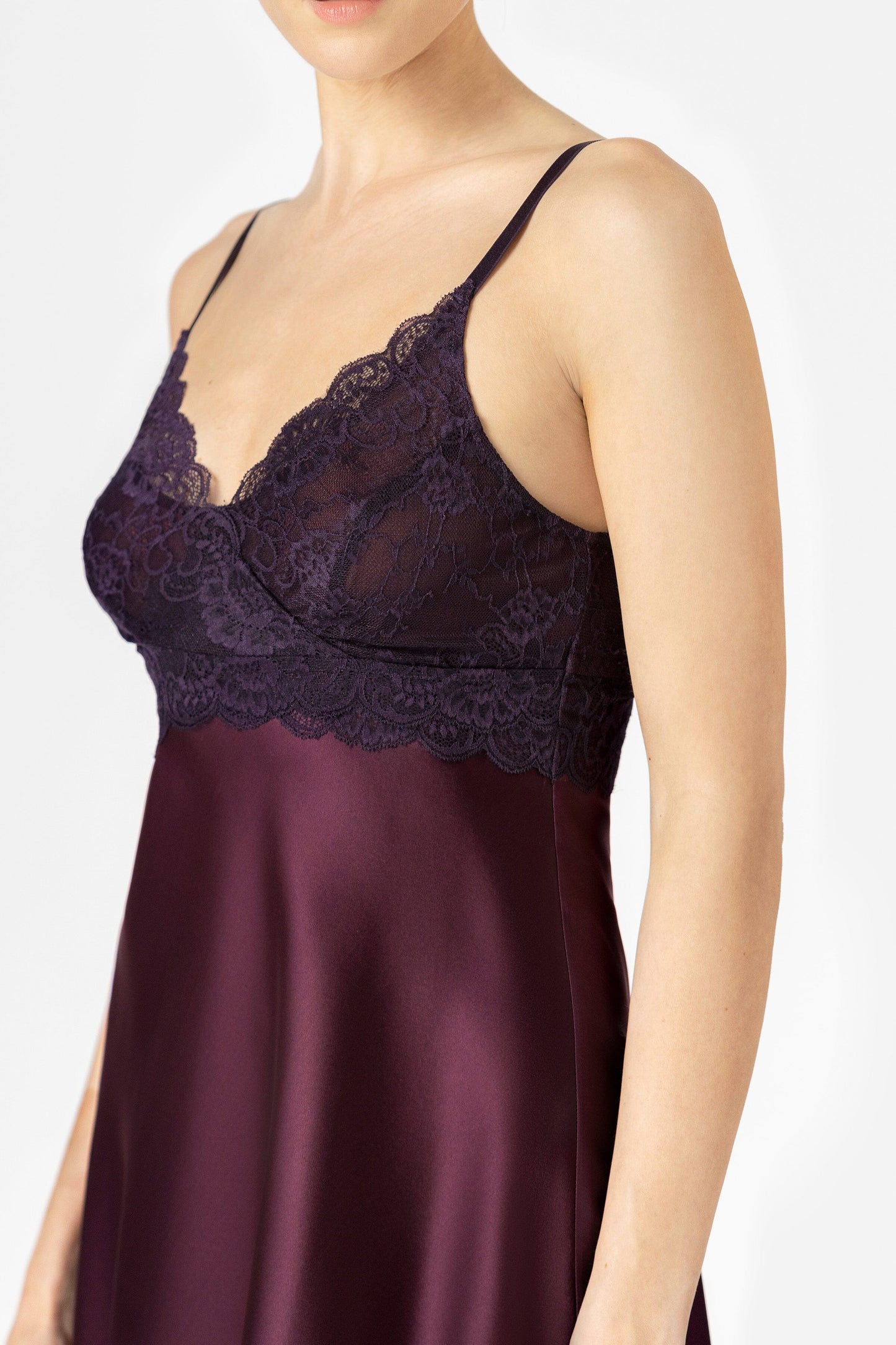Arden Lush Bust Support Cross-over Silk Chemise Chemise NK iMODE