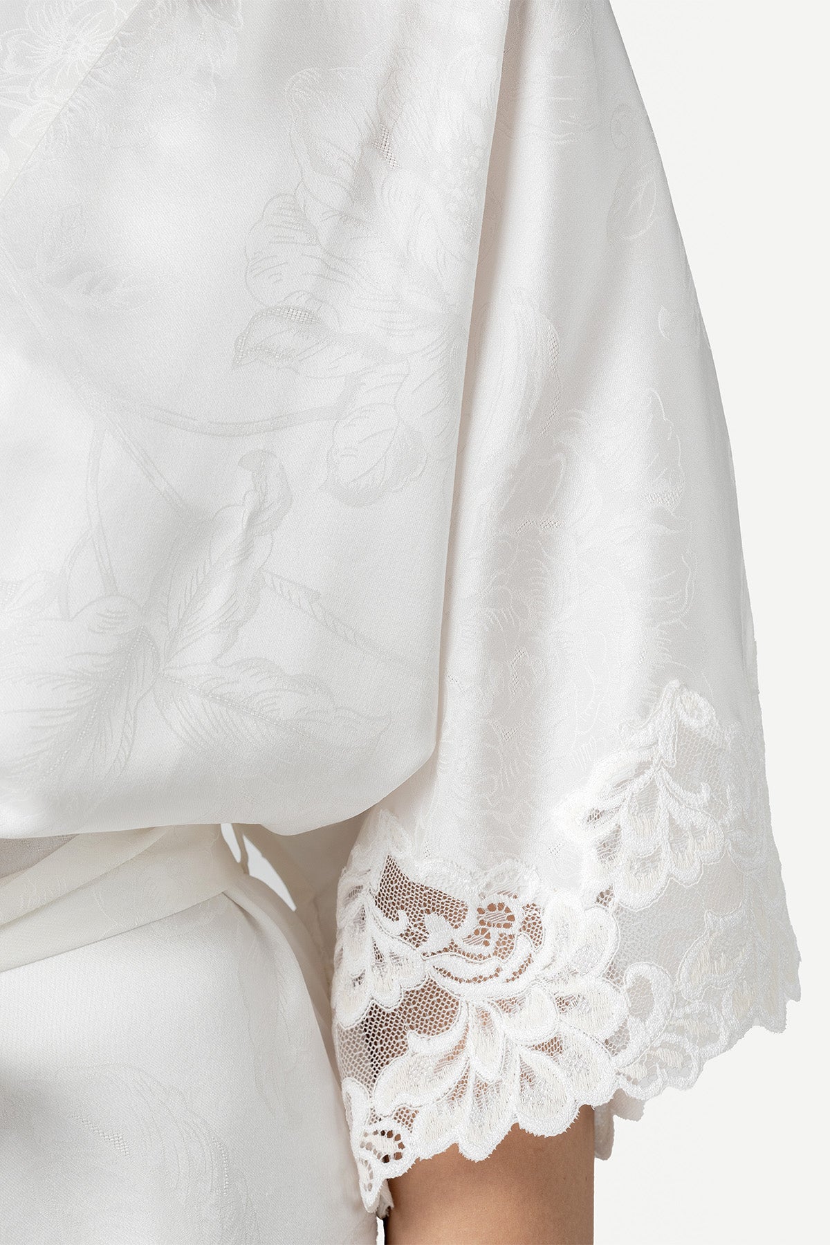 Barbara Bridal Long Silk Kimono Long Robe NK iMODE