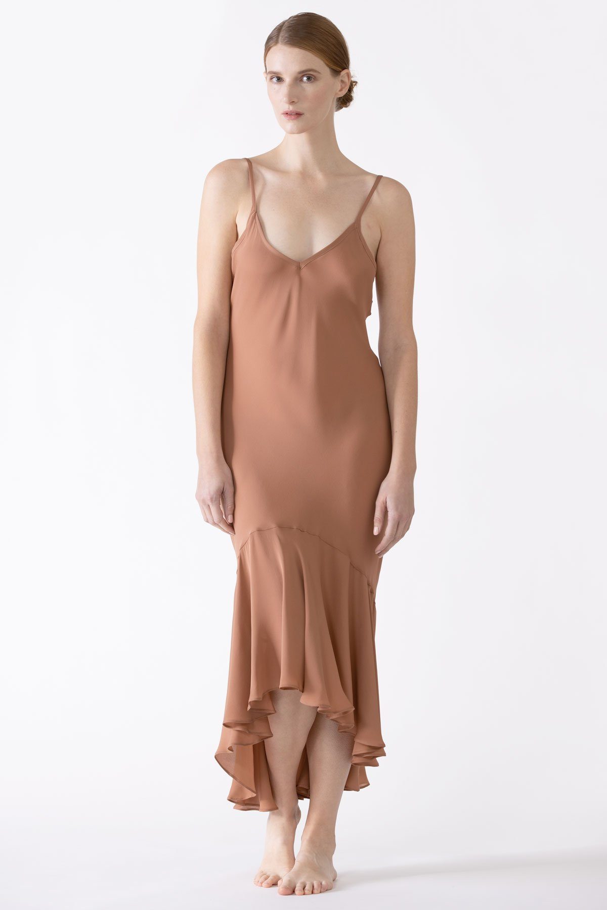 Dahlia Flutter Silk Slip Midi Dress | NK IMODE Dahlia Flutter Silk Slip Midi Dress | NK IMODE
