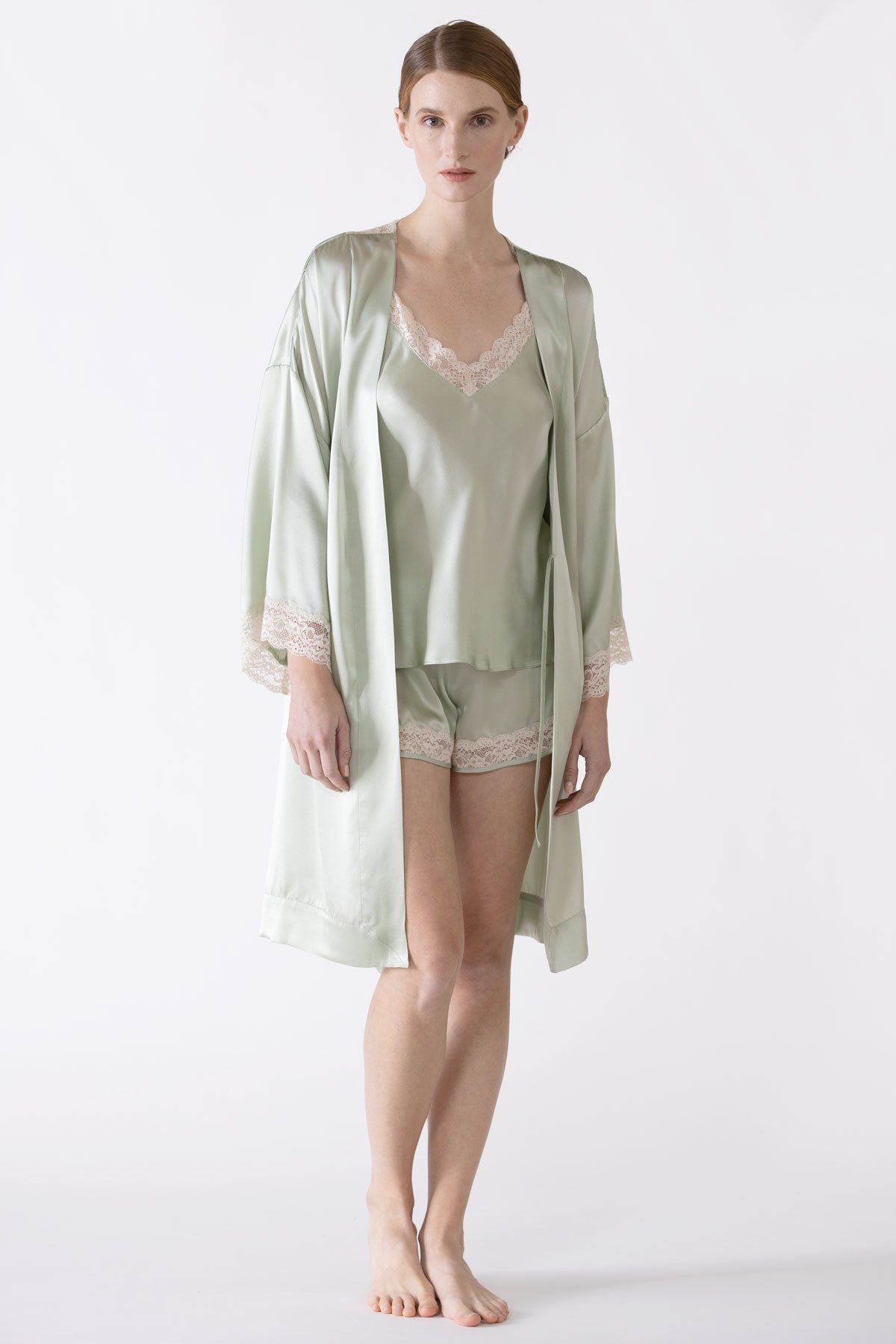 Gardenia T-Back Lace Silk Camisole Camisole NK iMODE