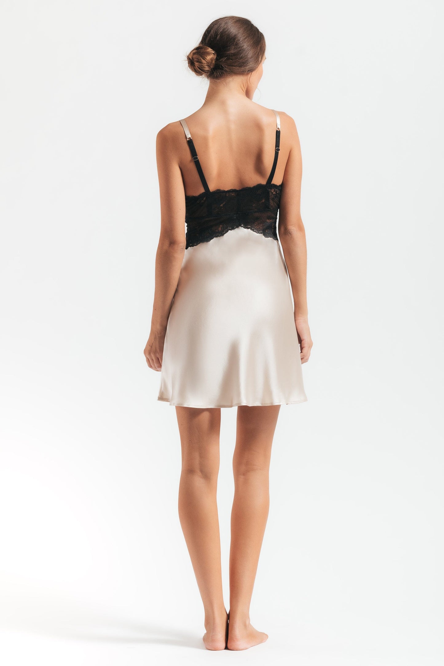 Morgan Cradle Bust Silk Chemise Chemise NK iMODE