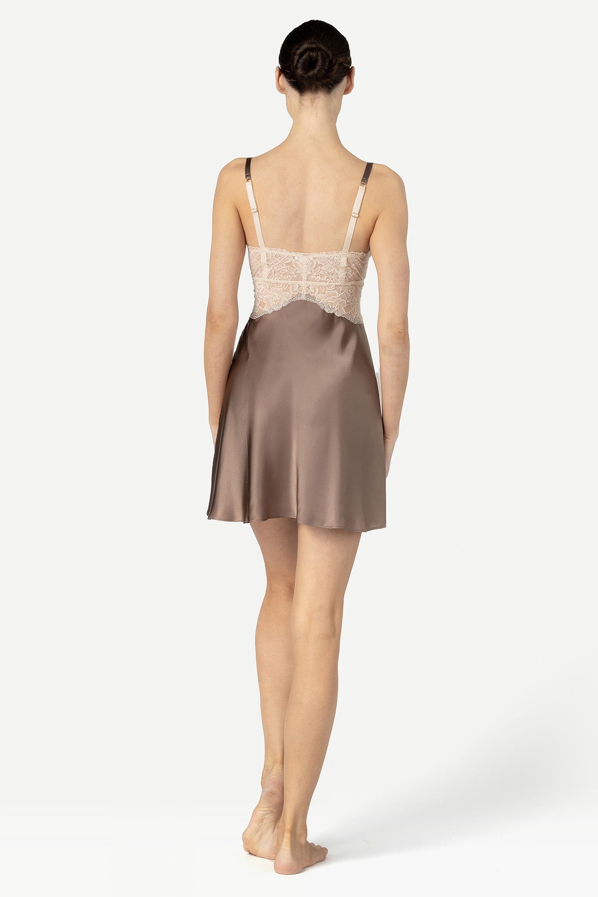 Morgan Cradle Bust Silk Chemise Chemise NK iMODE