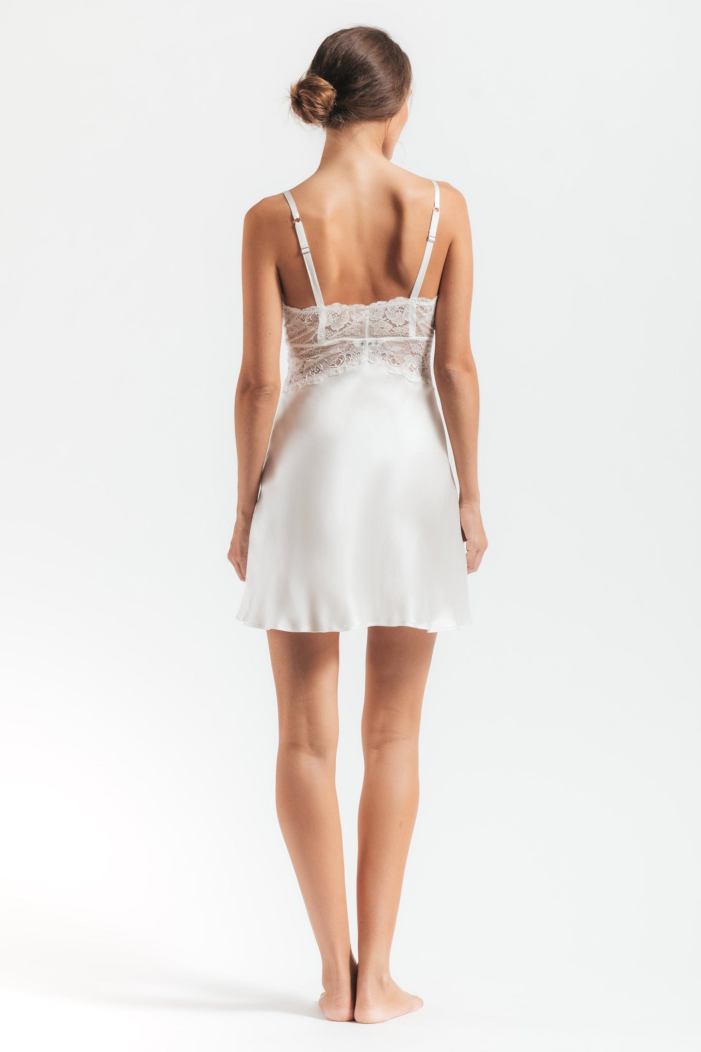 Morgan Cradle Bust Silk Chemise Chemise NK iMODE