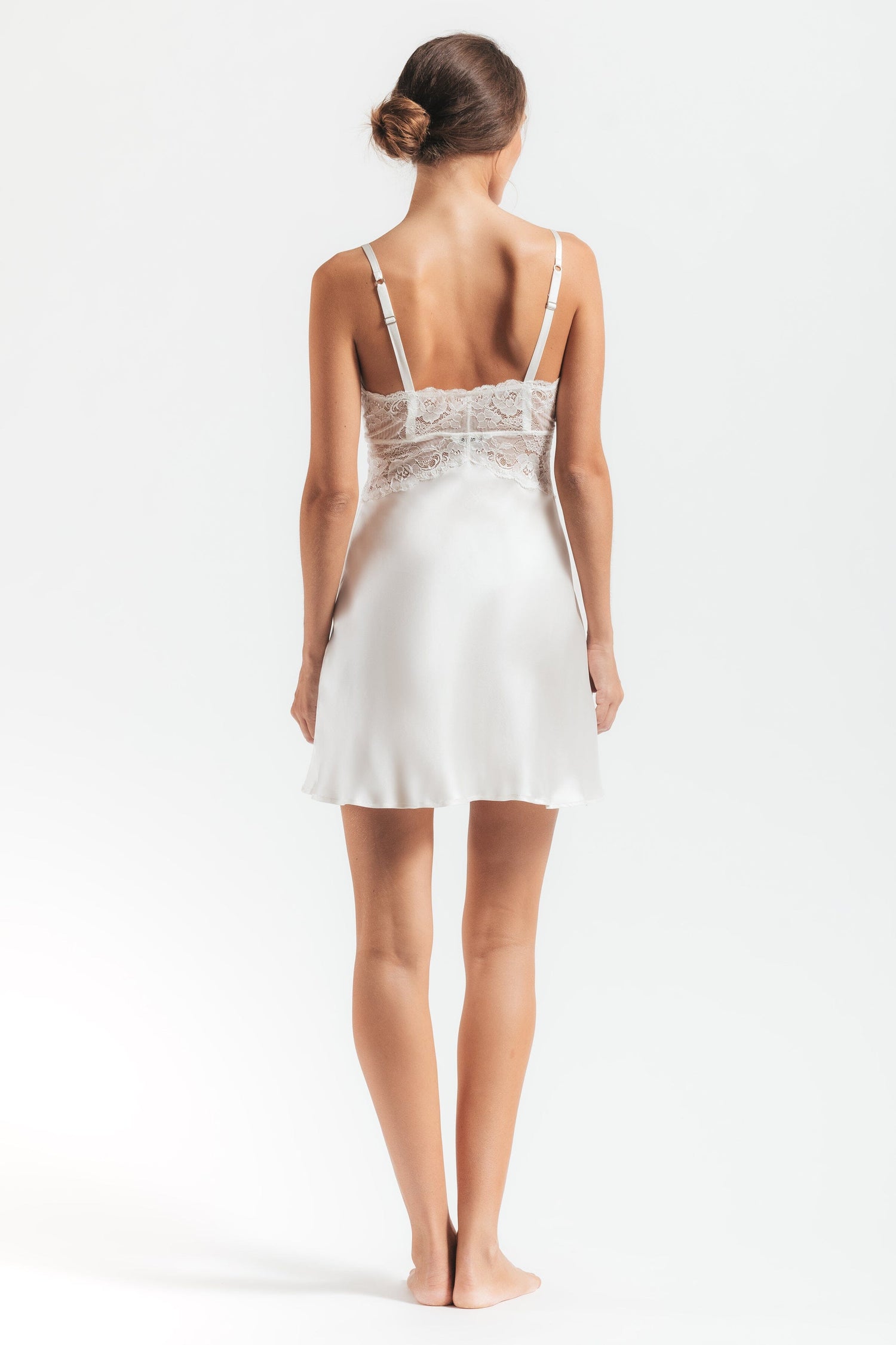 Morgan Cradle Bust Silk Chemise Chemise NK iMODE