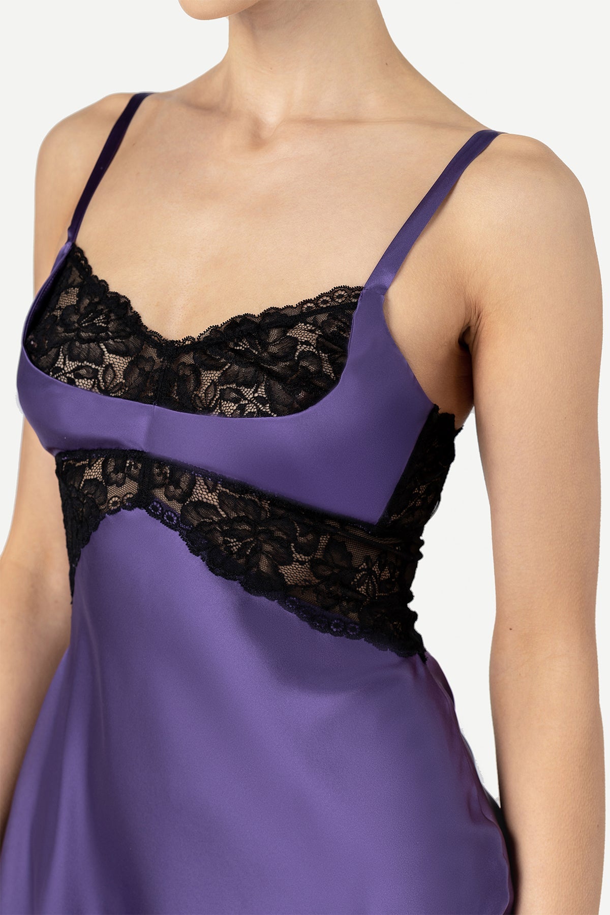 Morgan Cradle Bust Silk Chemise Chemise NK iMODE