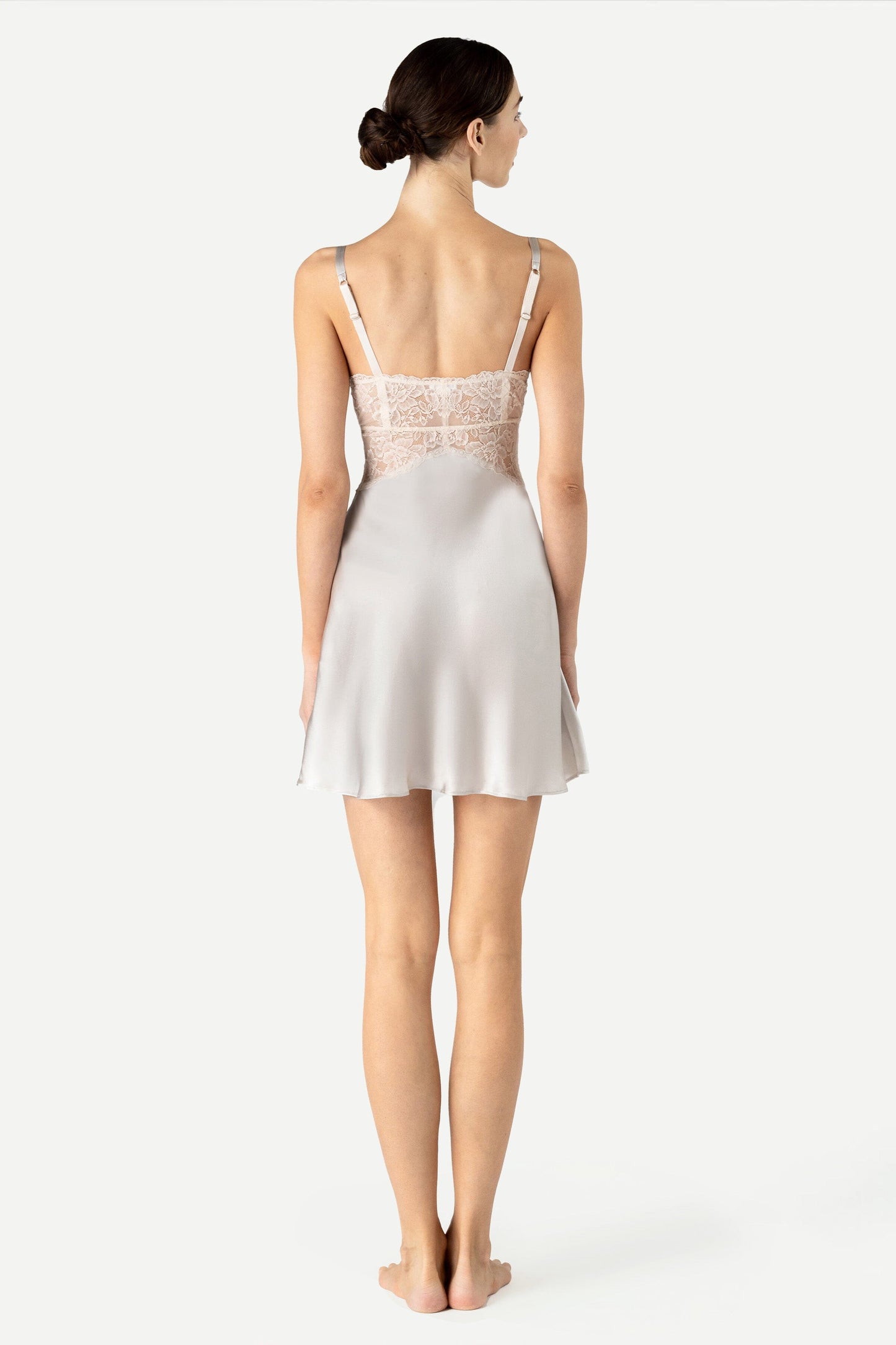 Morgan Cradle Bust Silk Chemise Chemise NK iMODE