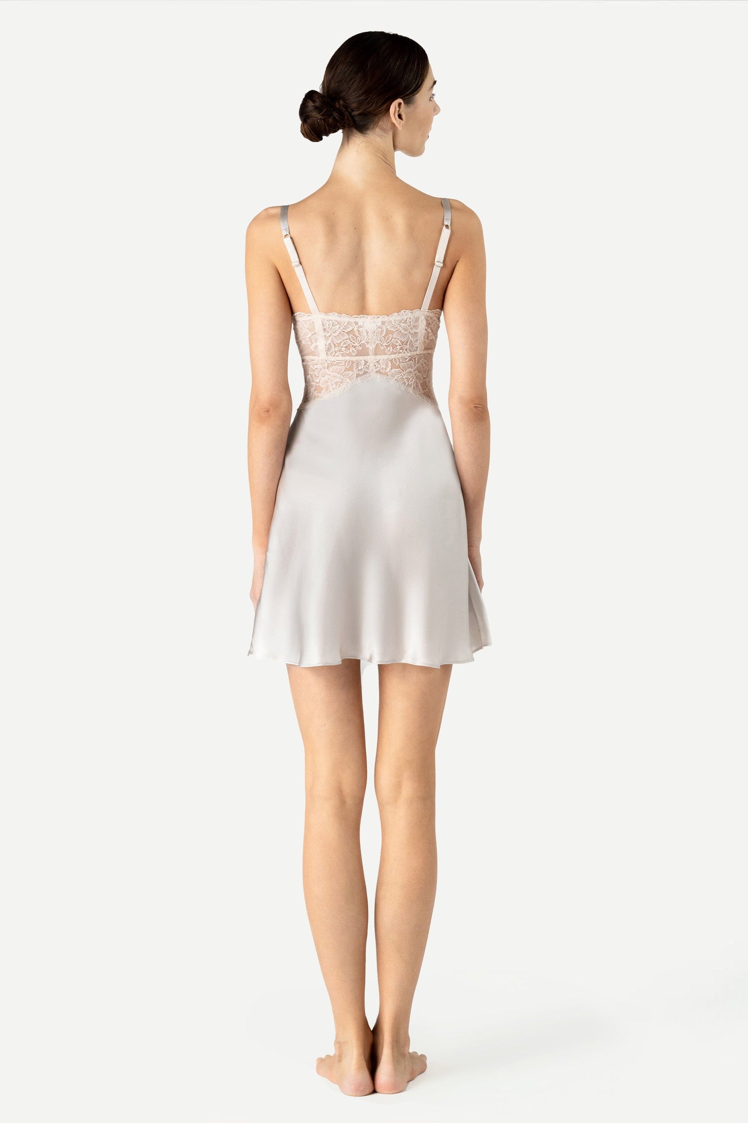 Morgan Cradle Bust Silk Chemise Chemise NK iMODE