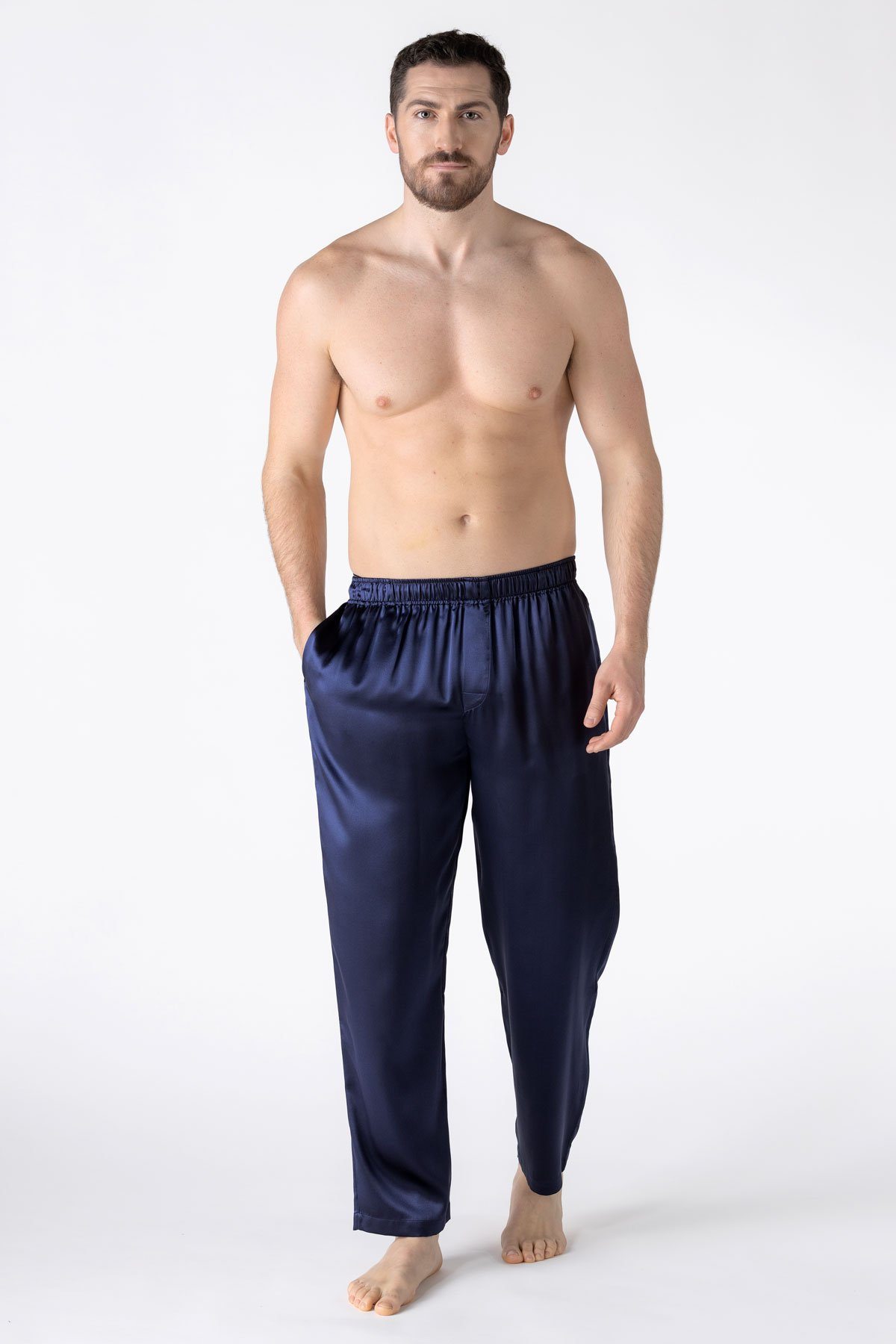 NK Men PJ Pant Men's Silk Pajama Bottoms NK IMODE