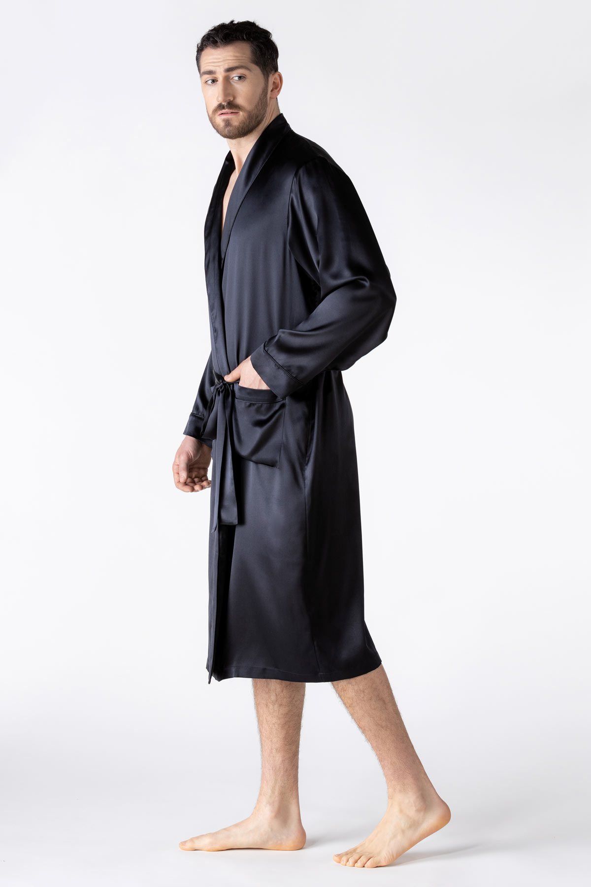 NK Men’s Silk Robe Robe NK iMODE