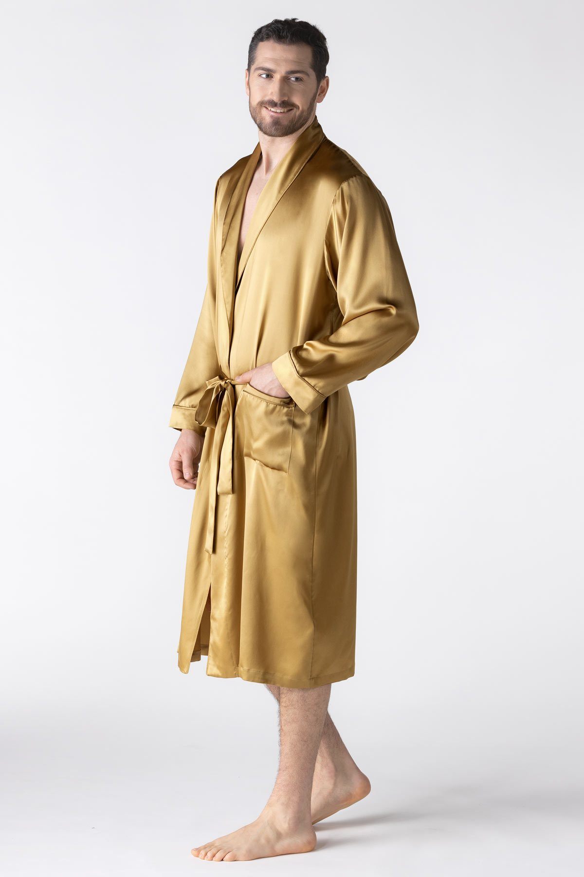 NK Men’s Silk Robe Robe NK iMODE
