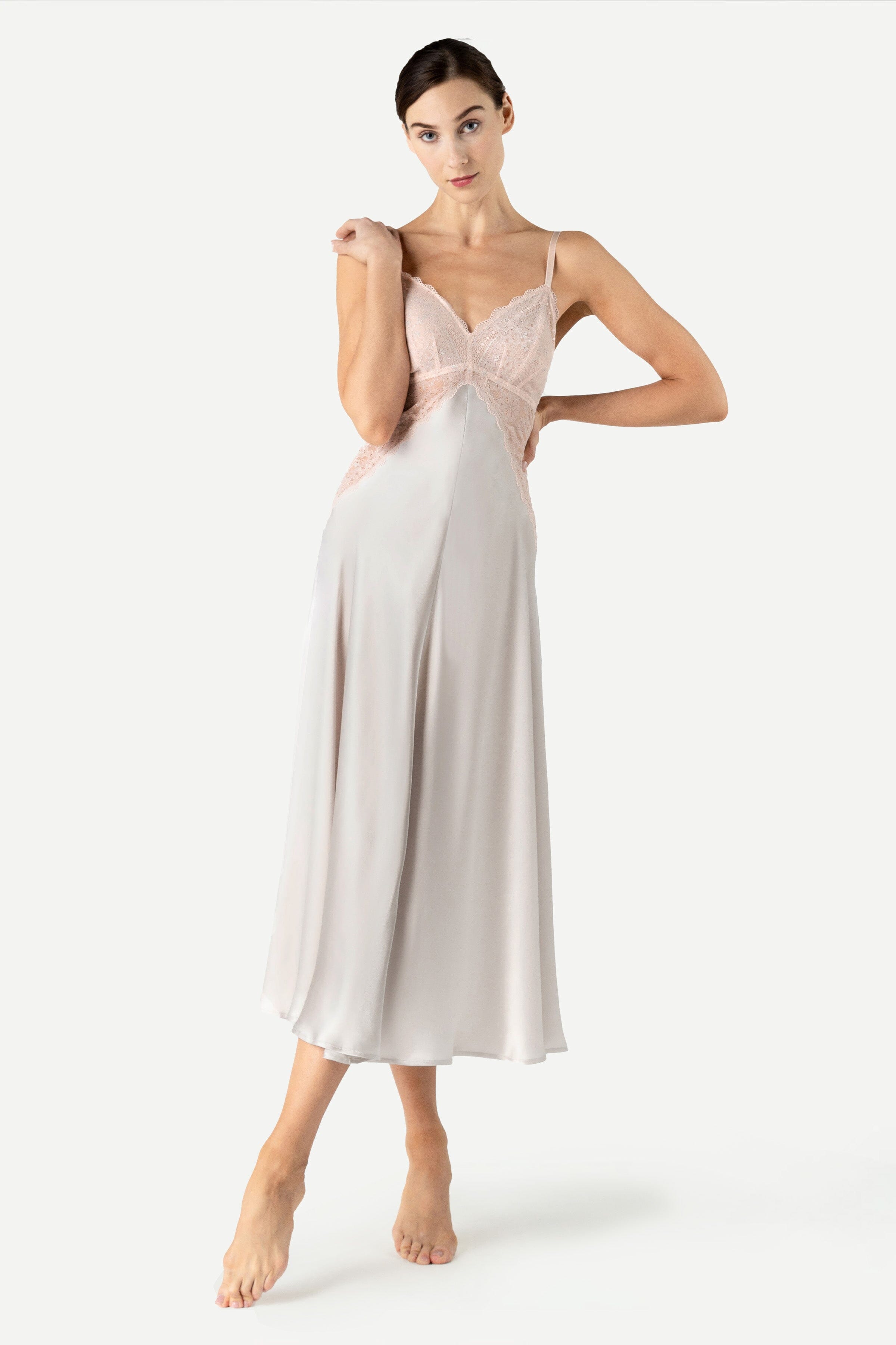 Precious Sunset Dreams Long Silk Gown NK IMODE precious-sunset-dreams-long-silk-gown-nk-imode