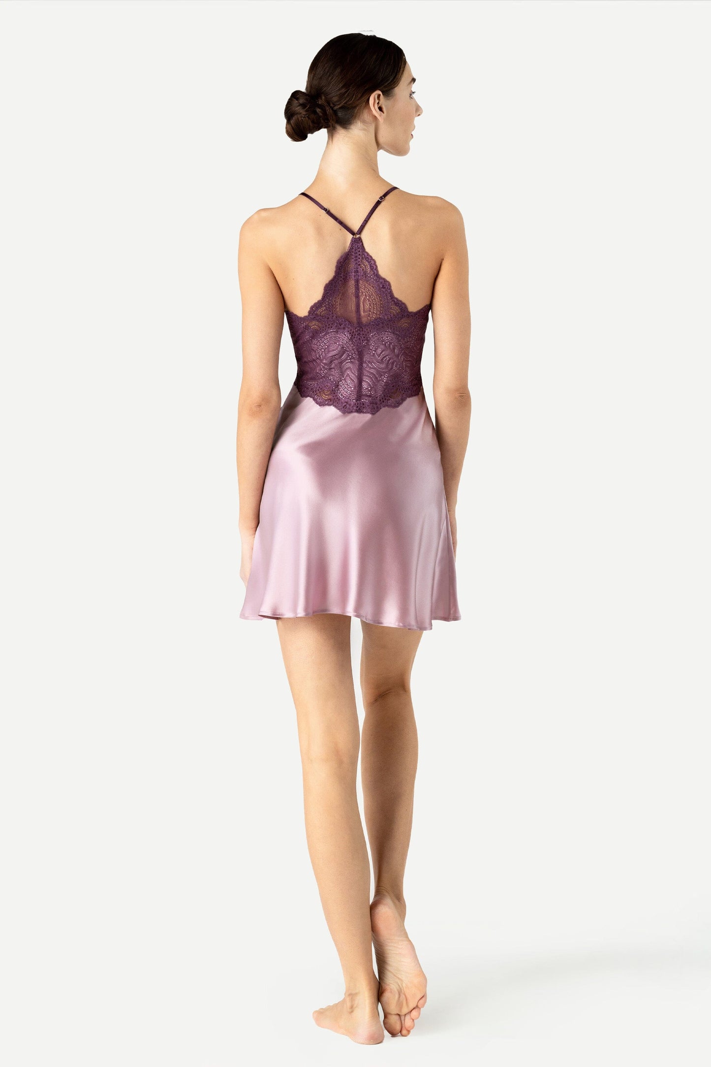 Raquel Feminine Lounge Swing Silk Chemise Chemise NK iMODE