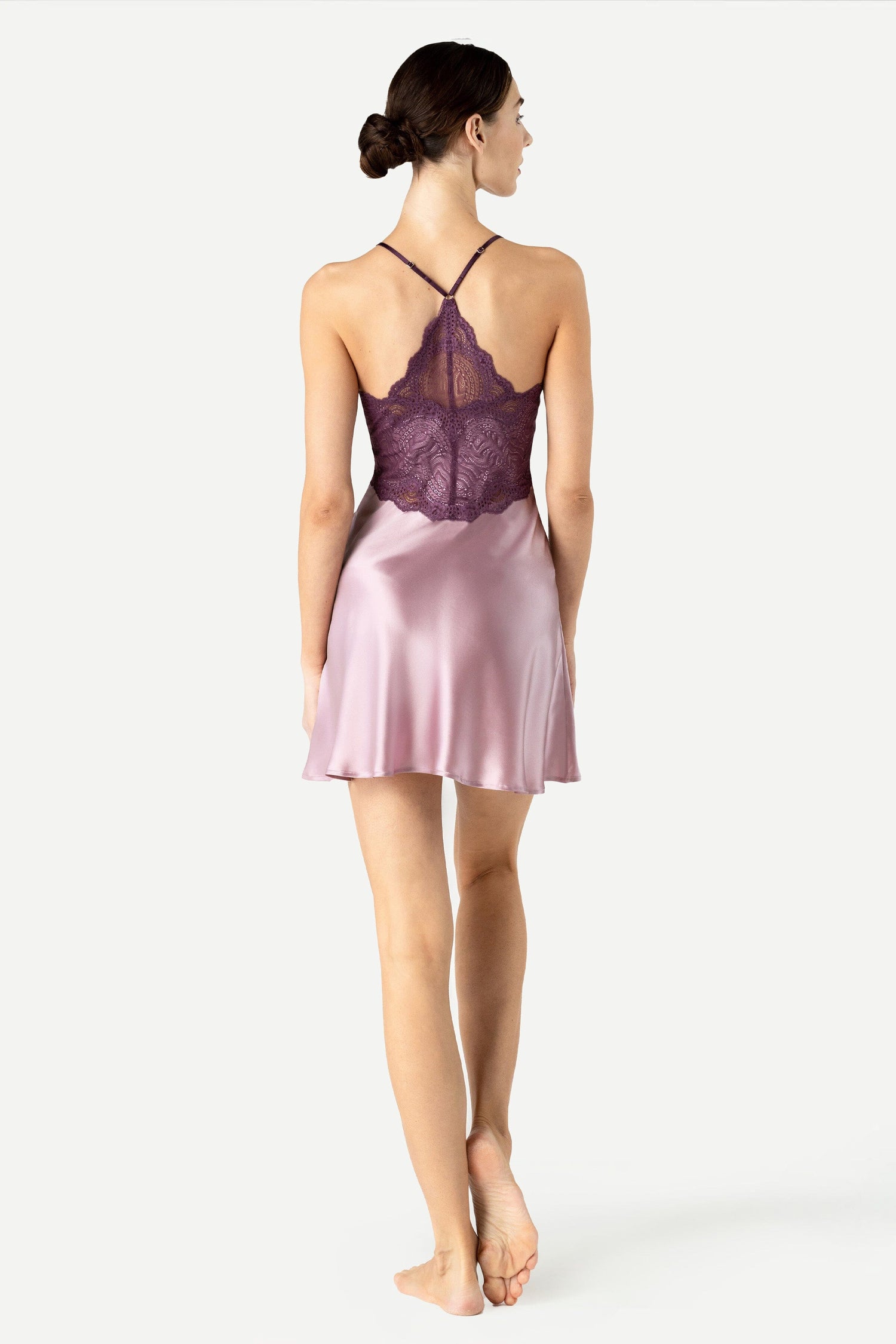 Raquel Feminine Lounge Swing Silk Chemise Chemise NK iMODE 