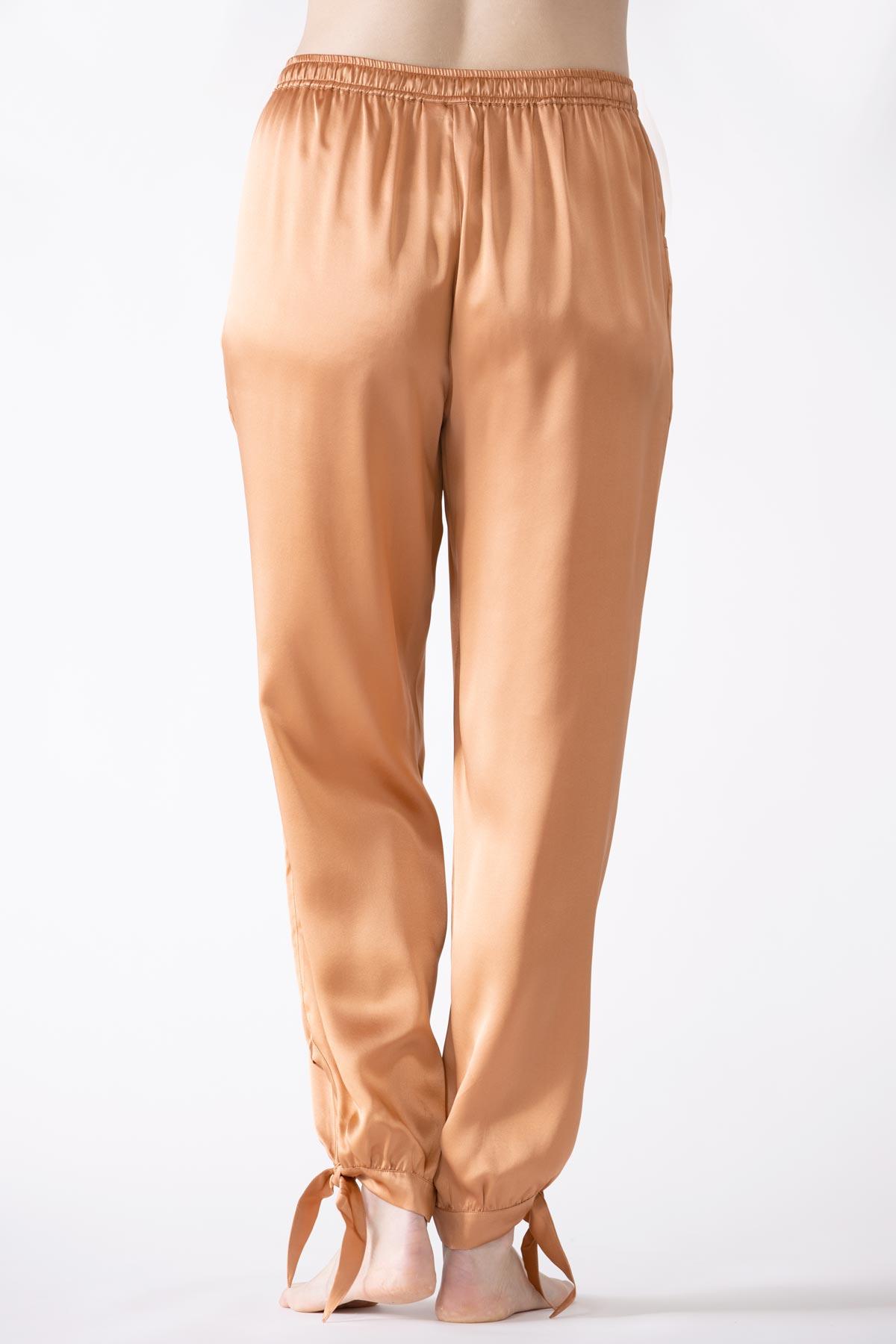 Sierra Ankle Tie Silk Joggers Lounge Pant NK iMODE 