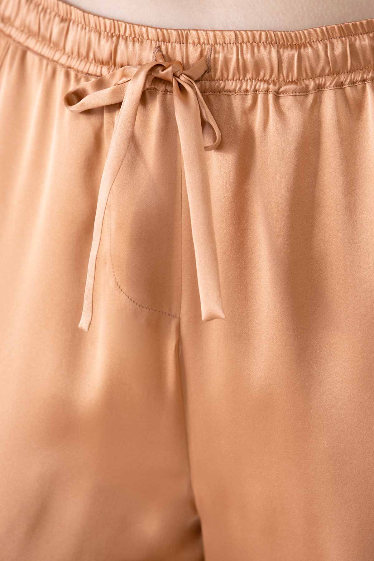 Sierra Ankle Tie Silk Joggers Lounge Pant NK iMODE