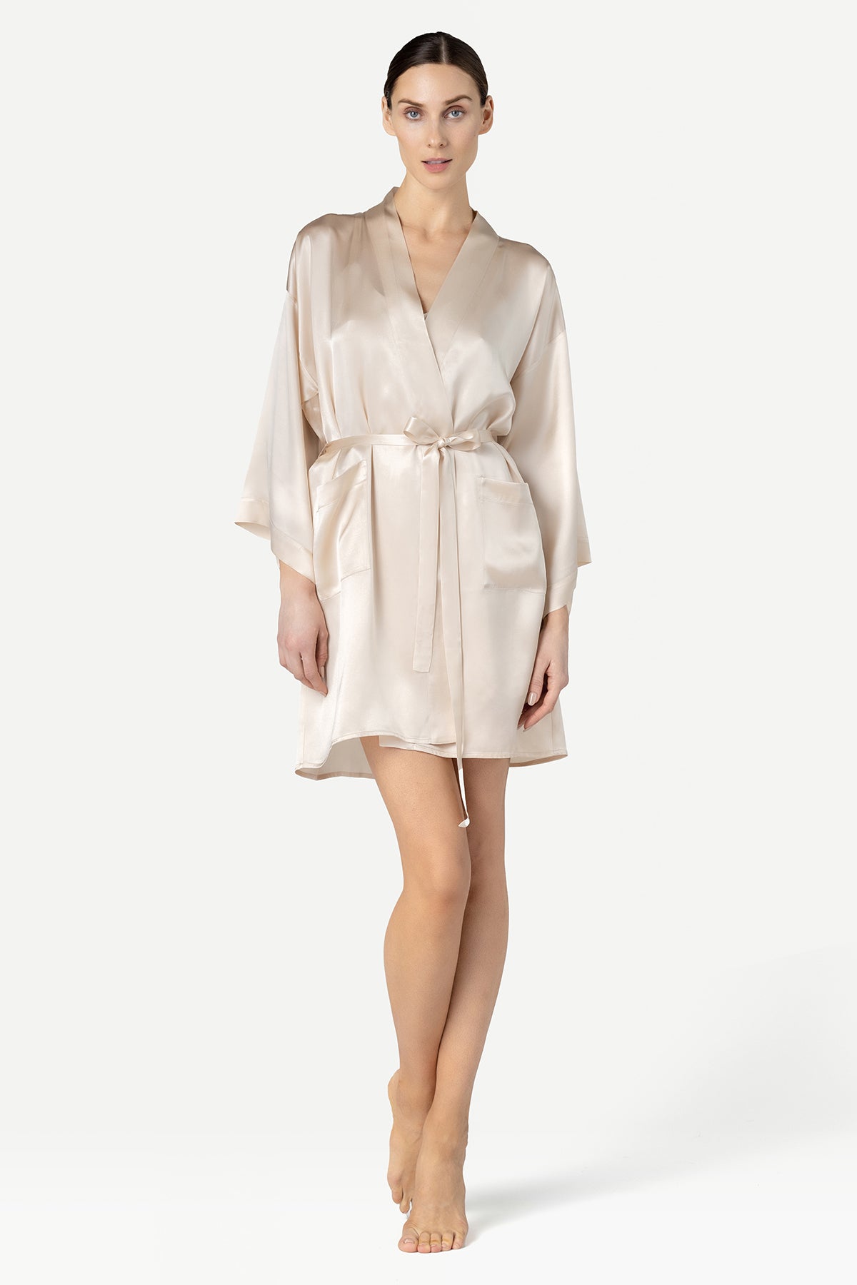 Zero Waste Robe Short Robe NK iMODE Champagne Beige S/M