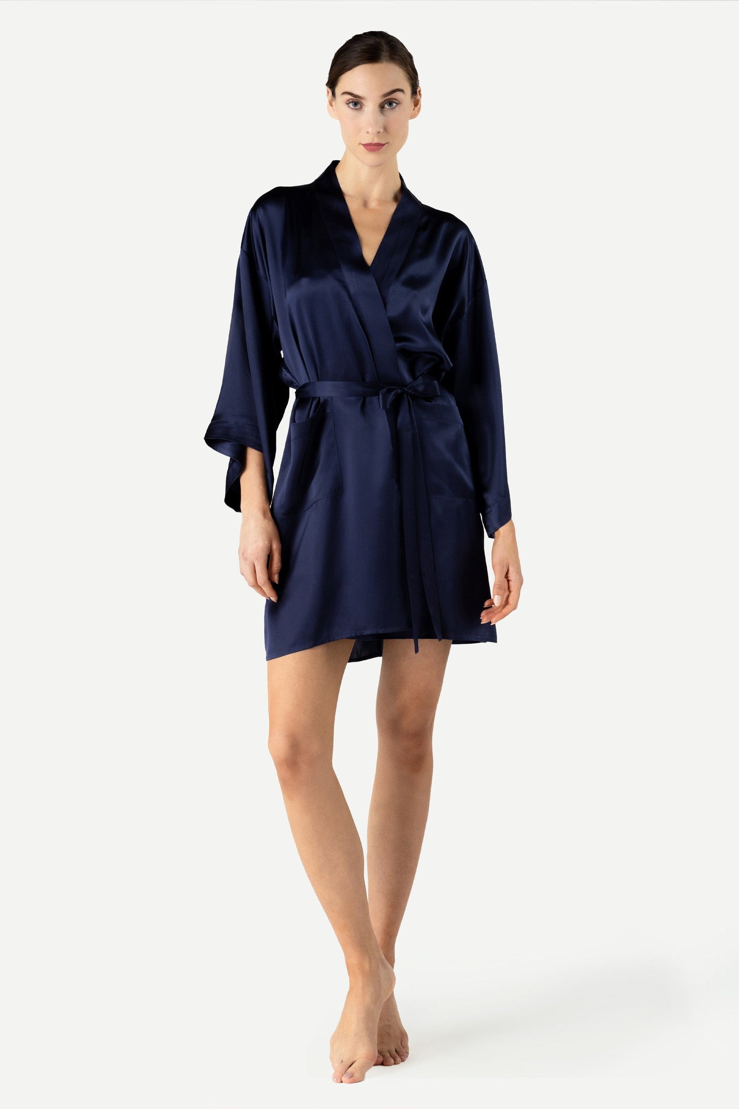 Zero Waste Robe Short Robe NK iMODE Evening Blue Blue S/M