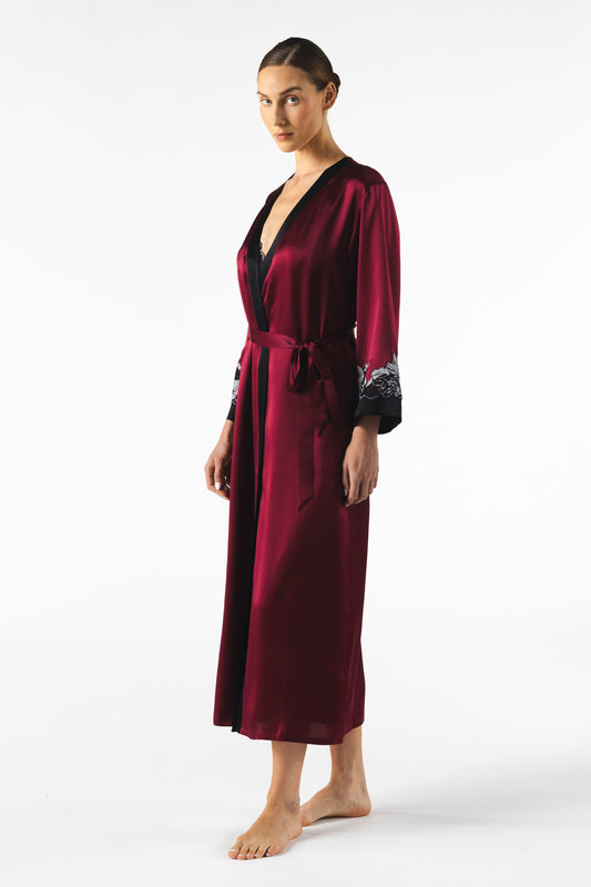 Roxy Rapture Long Silk Robe