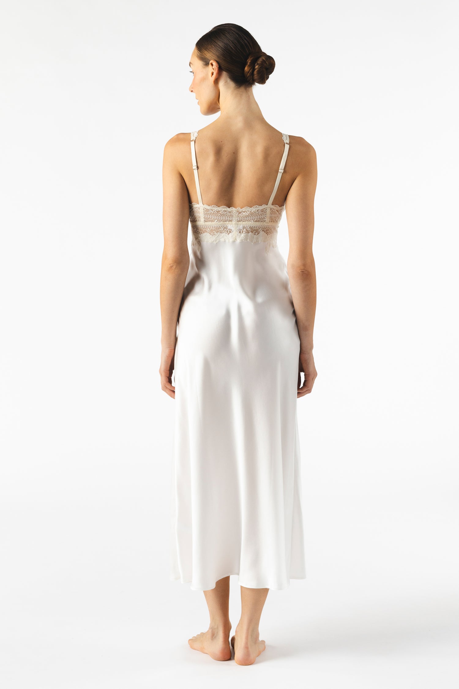 Virginia - White Silk Slip Dress | NK IMODE Virginia - White Silk Slip Dress | NK IMODE
