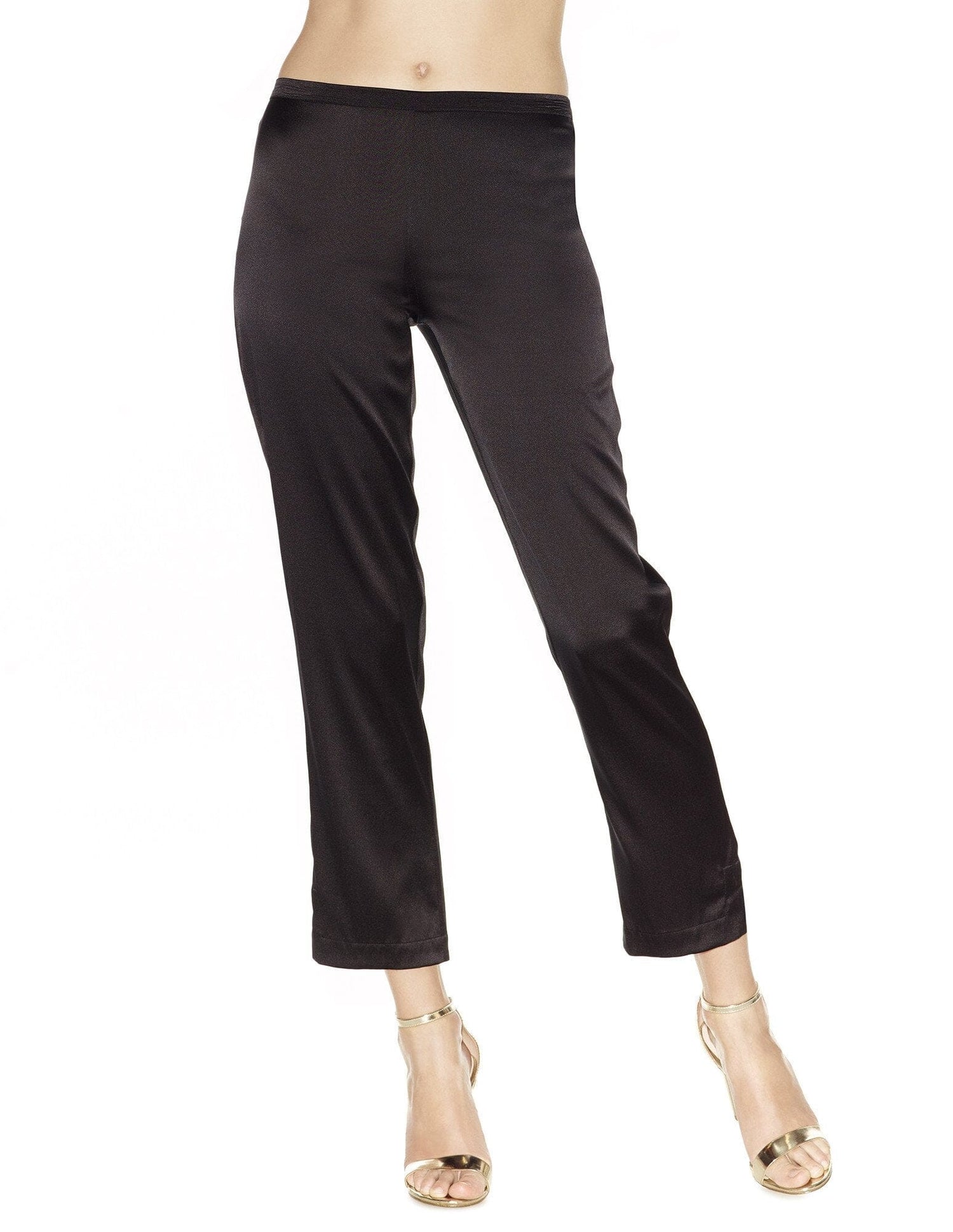 Adriana Loungerie Silk Pant Loungerie Pant NK iMODE Ultra Black Black S