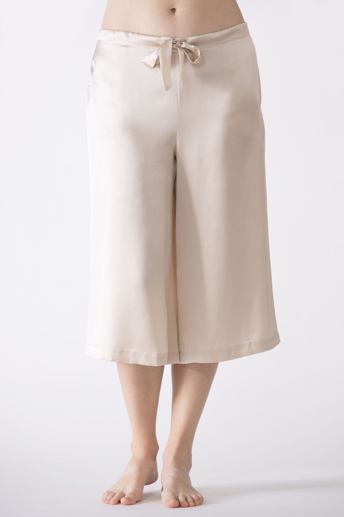 Dylan Urban Silk Culottes Lounge Trouser NK iMODE S champagne champagne