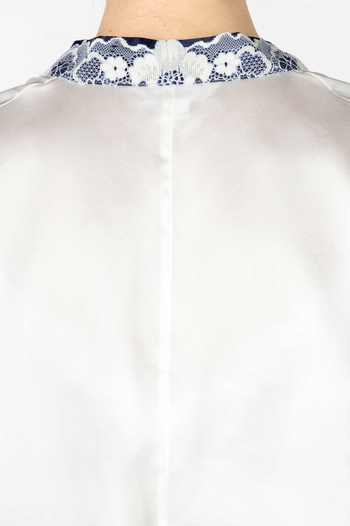 Marisa Charming Silk Kimono Wrap Jacket Short Robe NK iMODE 