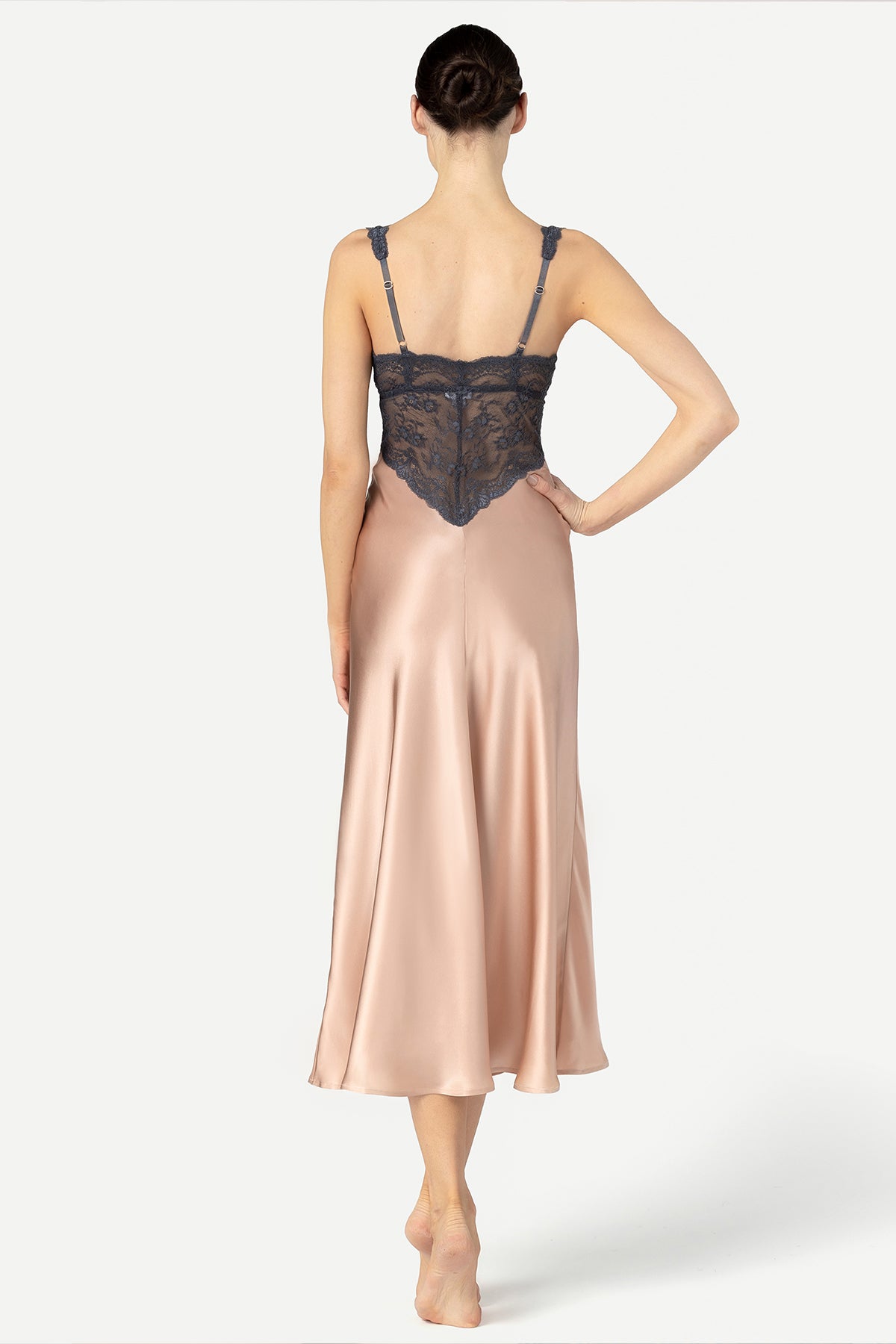 Viva Sensual Bust-Support Long Silk Gown Long Gown NK iMODE 