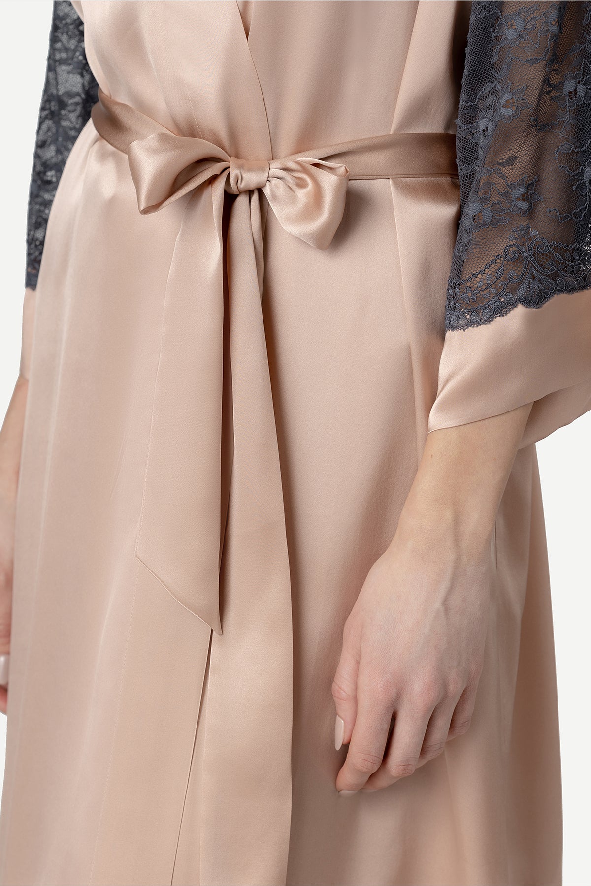 Viva Sensual Long Silk Kimono Long Robe NK iMODE 